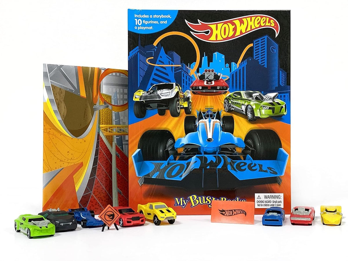 Mattel Hot Wheels: My Busy Books (Board Book)