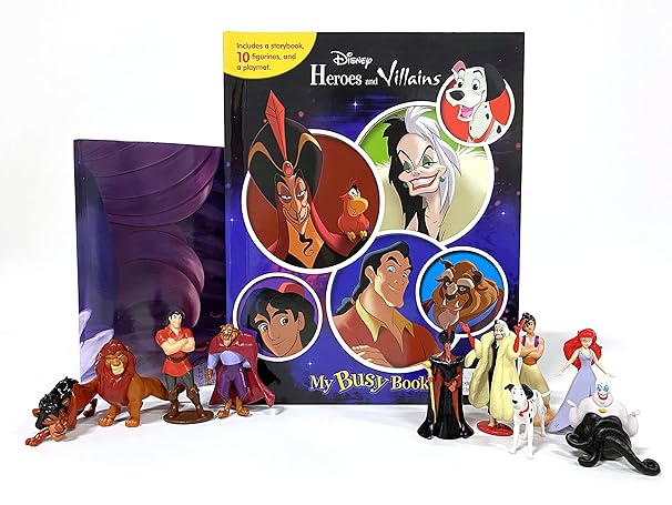Disney Heroes And Villains: My Busy Books