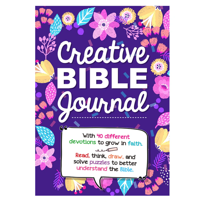 Creative Bible Journal: With 40 Different Devotions To Grow In Faith (Hardcover)