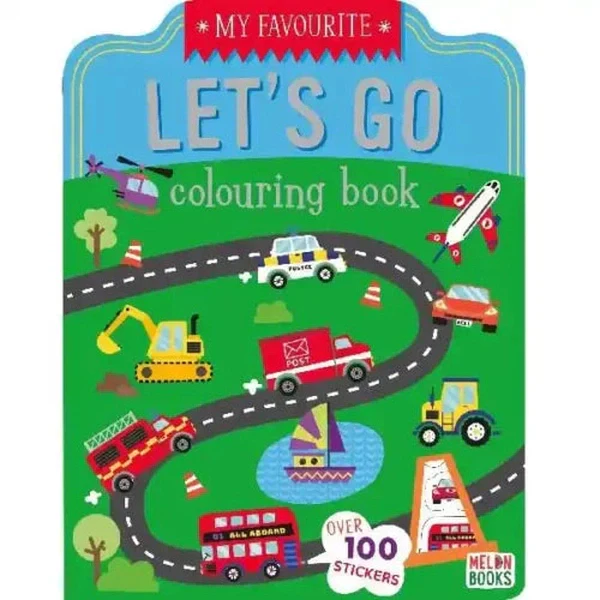 Let's Go Colouring Book