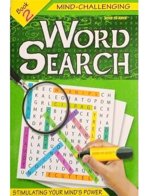 Mind-Challenging: Word Search Book 2 (Paperback)