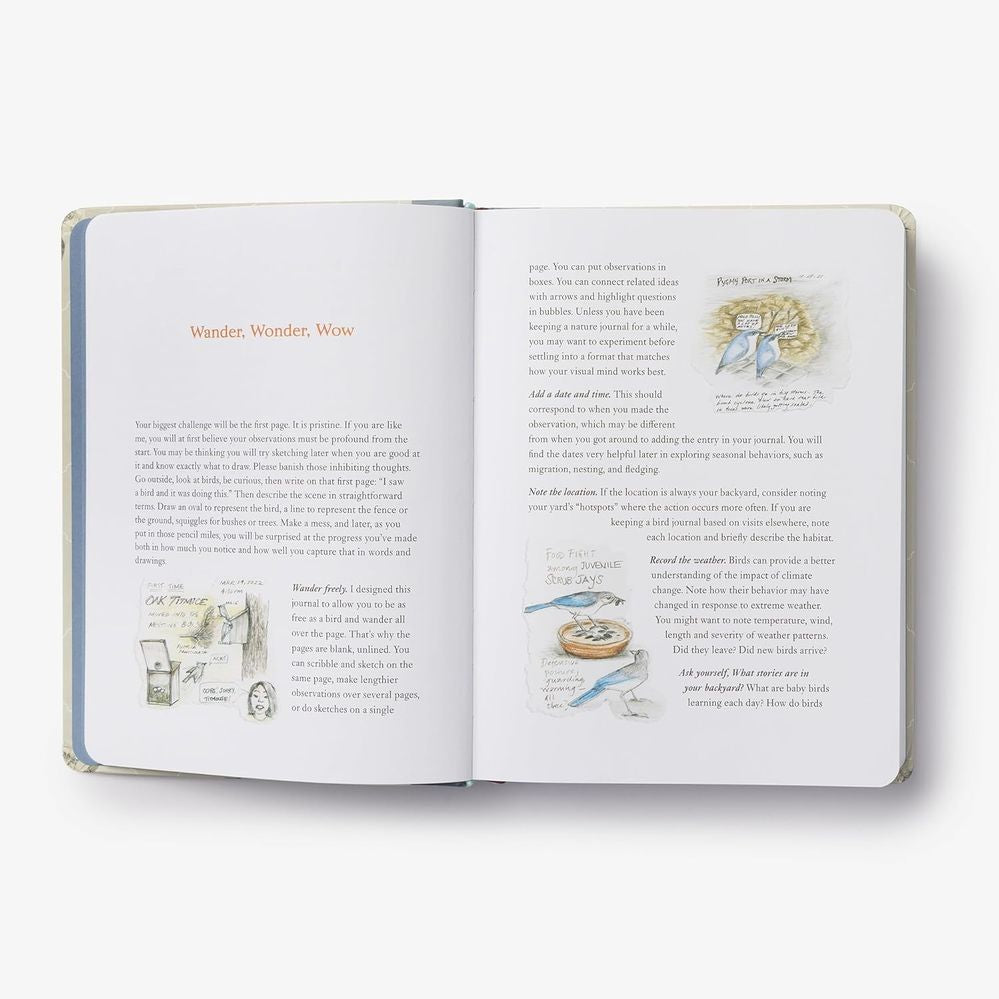 The Backyard Bird Journal: Pages for Writing, Sketching, and Living Deeply in Nature (Hardcover)