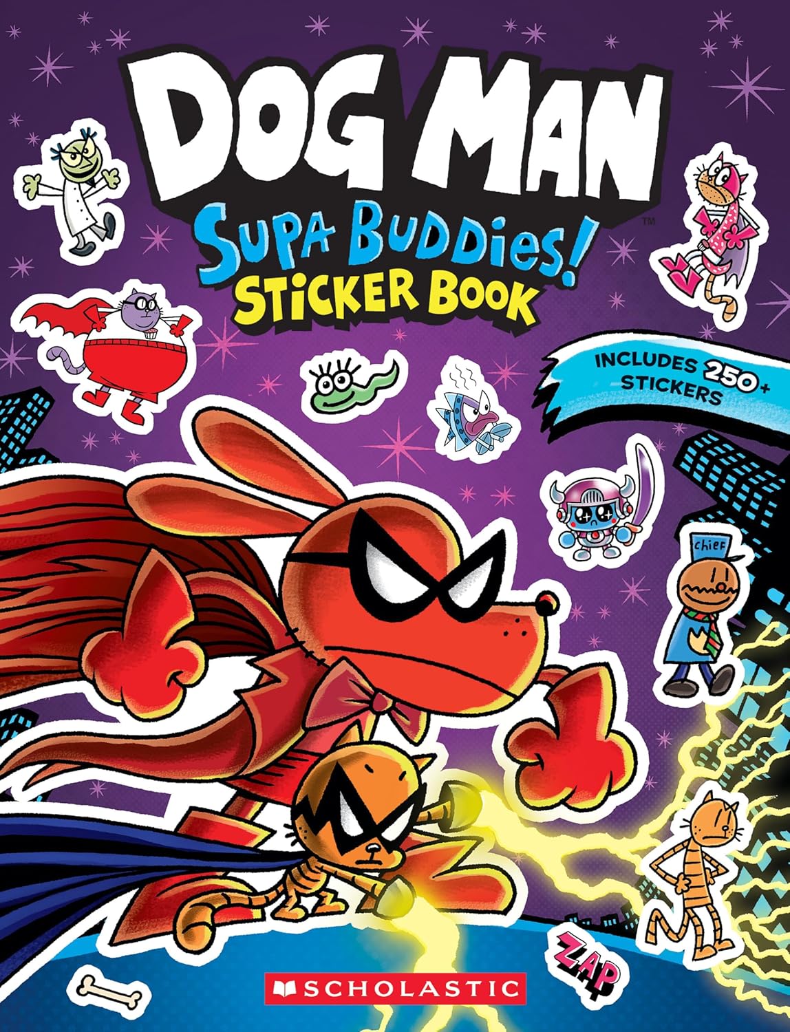 Dog Man: Official Supa Buddies Sticker Book (Paperback)
