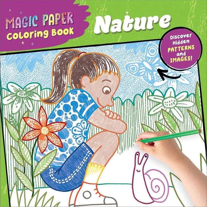 Magic Paper Coloring Book: Nature (Paperback)