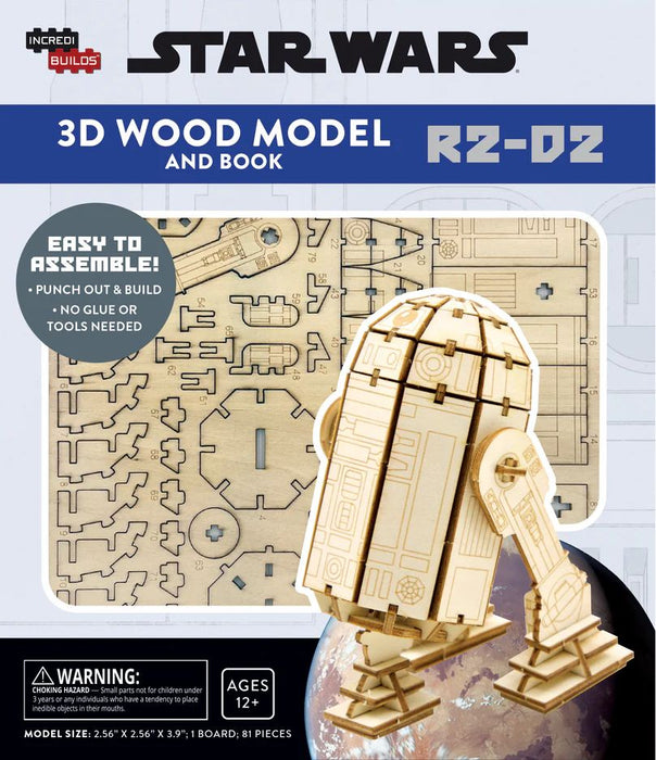 Incredibuilds: Star Wars: R2-D2 3D Wood