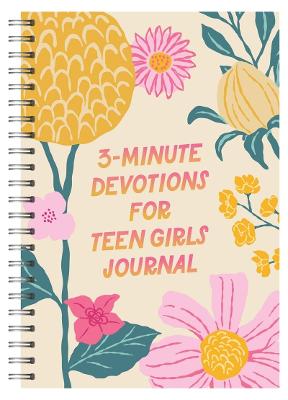 3-Minute Devotions for Teen Girls Journal Spiral Bound