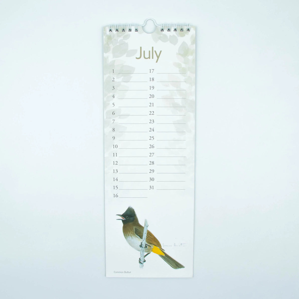 Birthday Roberts Birds Calendar