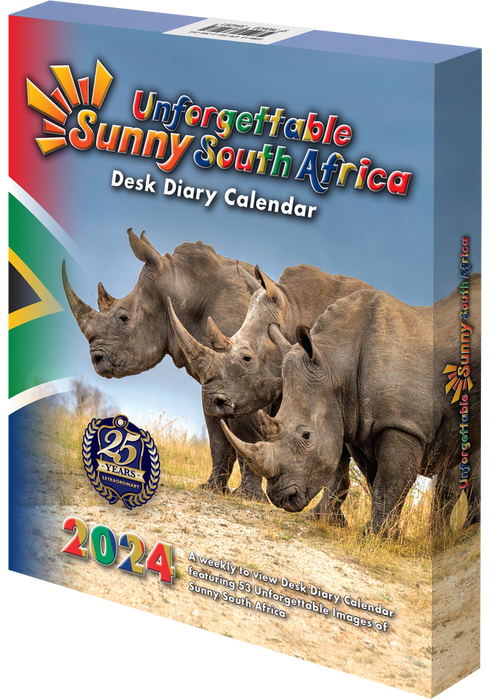 Unforgettable Sunny South Africa 2024 (Desk Calendar)