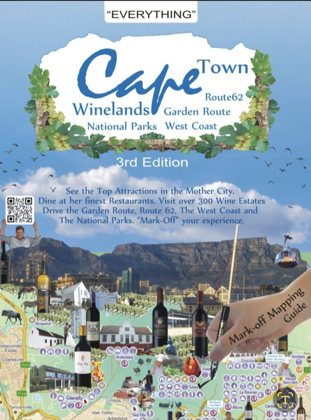 Cape Town, Winelands and Garden Route 3rd Edition (Paperback)