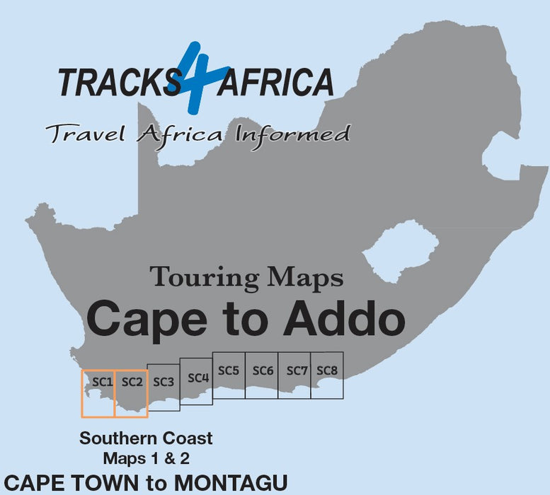 Cape to Addo Touring Maps: Cape Town to Montagu
