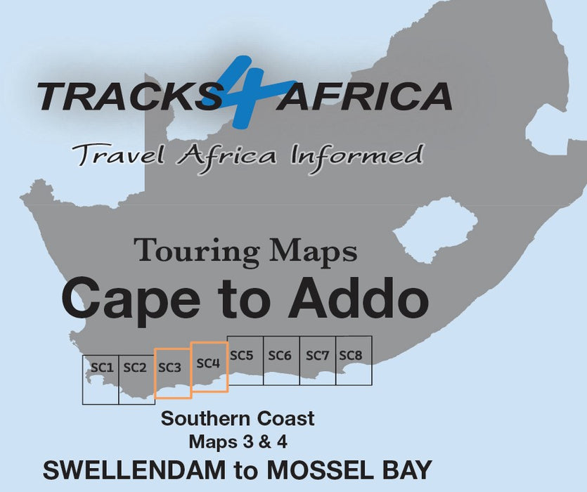 Cape to Addo: Swellendam to Mossel Bay (Map)