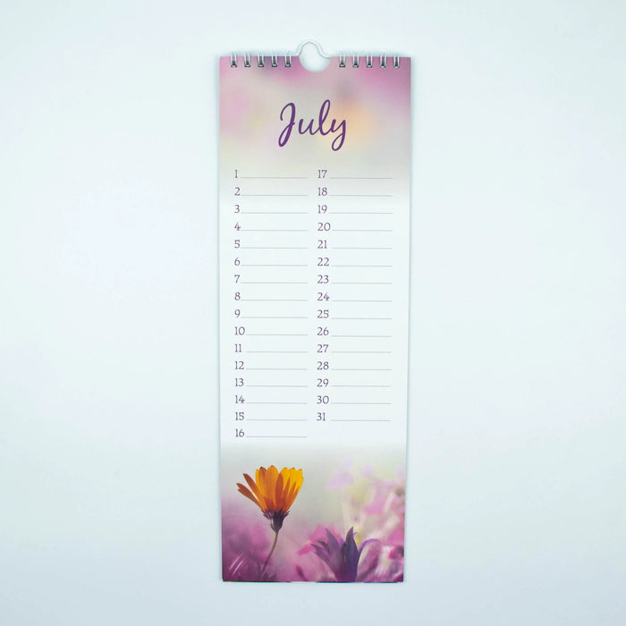 South African Flowers Birthday Calendar