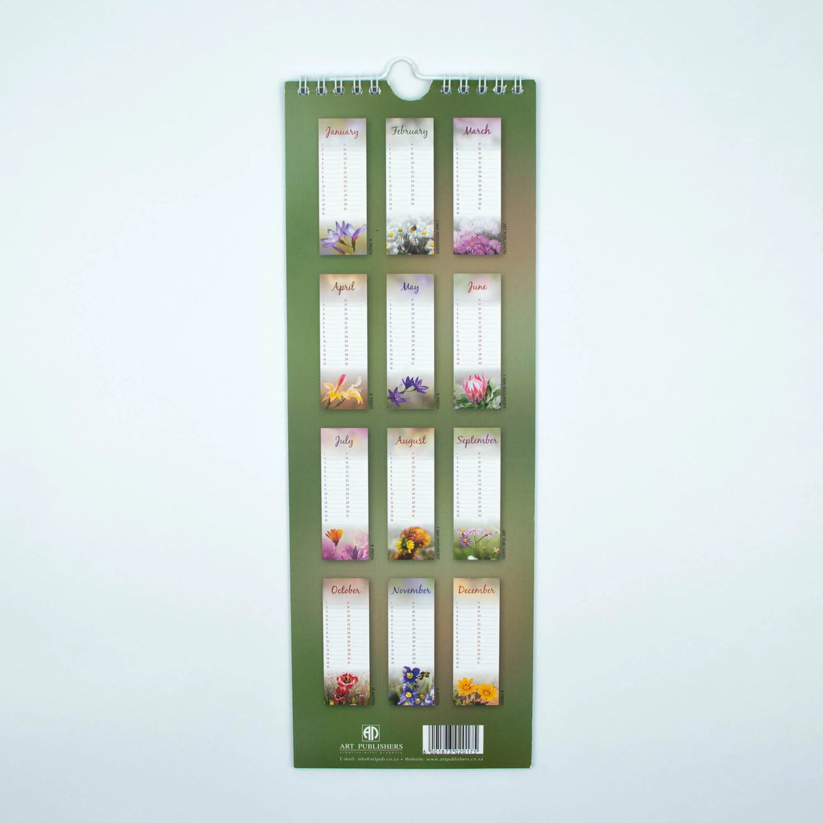 South African Flowers Birthday Calendar