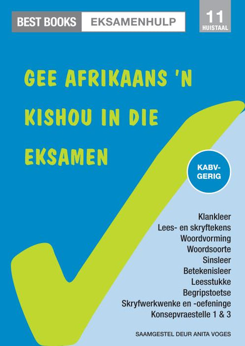 Best Books Eksamenhulp: Graad 11 Taal- en Leesoefenboek vir Huistaal