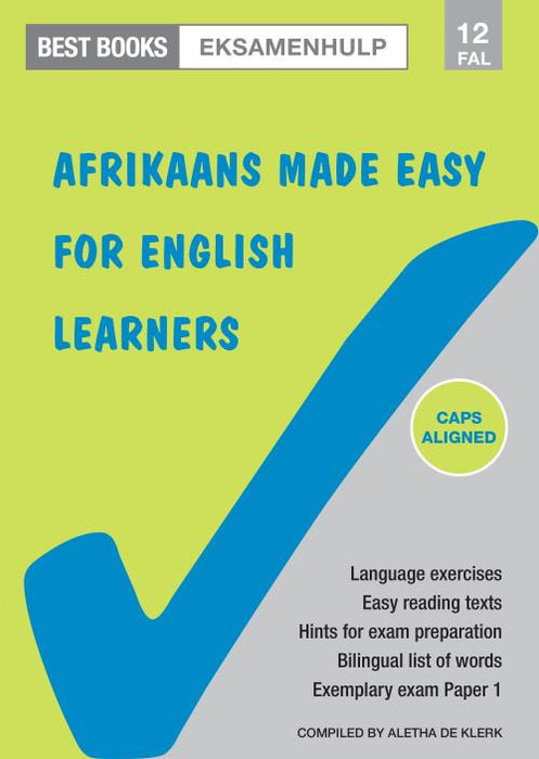 Best Books Eksamenhulp: Graad 12 Afrikaans Eksamenoefenboek vir Eerste Addisionele Taal