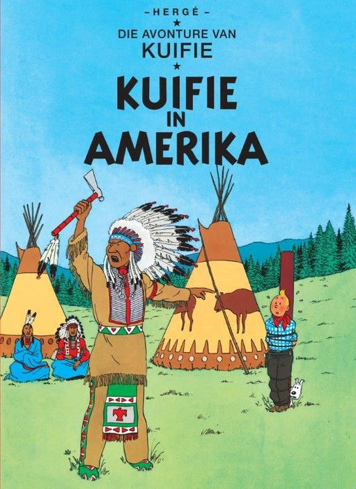 Die Avonture van Kuifie: Kuifie in Amerika (Paperback)