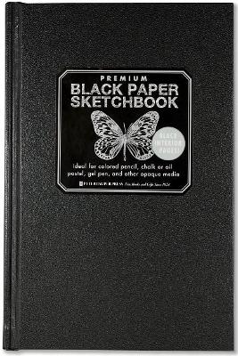 Premium Black Paper Sketchbook (Hardcover)