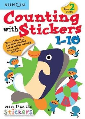 Counting With Stickers 1-10 (Paperback)