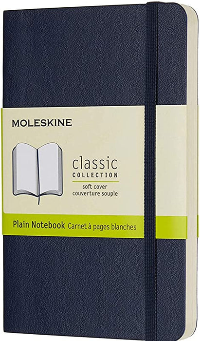 Moleskine Classic Notebook Sapphire Blue (Soft Cover) (Pocket-size)