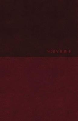 NKJV Value Thinline Large Print Red Letter Burgundy Comfort Print (Imitation Leather)