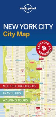 Lonely Planet New York City Map — Wordsworth Books