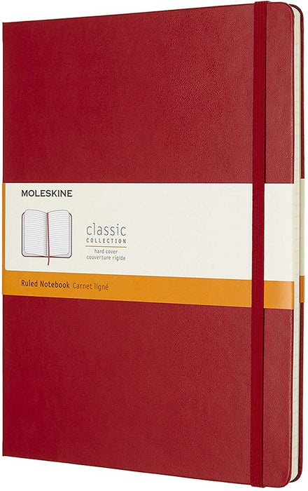 Classic Red X-Large Ruled (Hardcover)