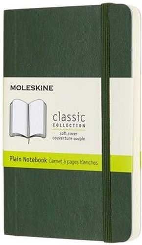 Moleskine Soft Myrtle Green Pocket Plain