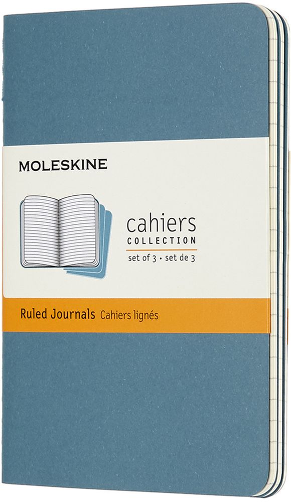 Moleskine Cahier Brisk Blue Pocket Ruled