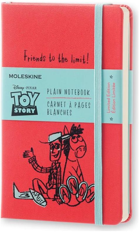 Moleskine Toy Story Limited Edition Geranium Red Pocket Plain