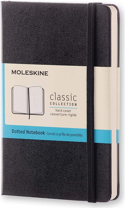 Moleskine - Classic Pocket Dotted Notebook (Black HB)