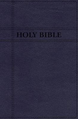 NIV, Premium Gift Bible, Leather soft, Navy, Red Letter, Comfort Print