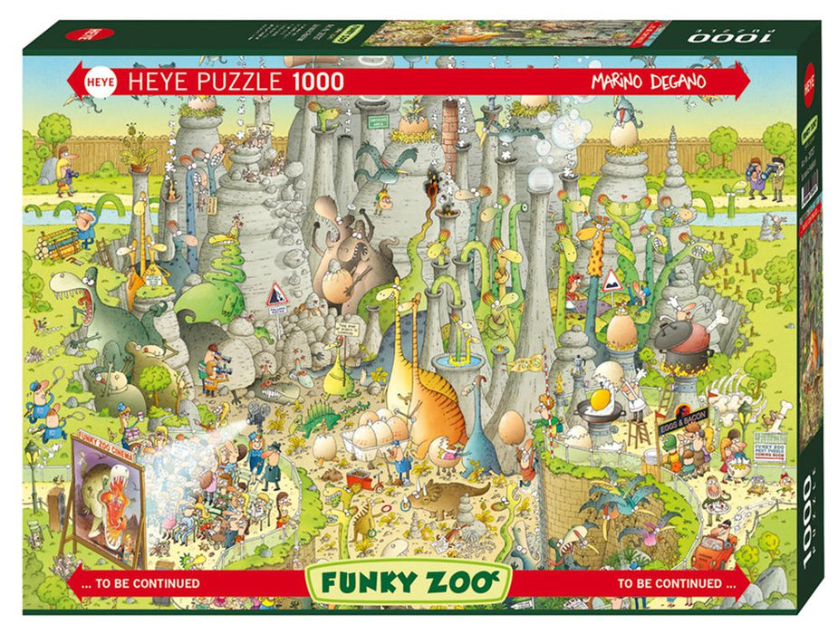 Jurassic Habitat 1000 Piece Puzzle