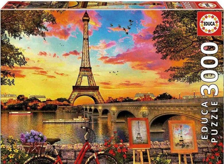 Sunset in Paris 3000 Piece Puzzle