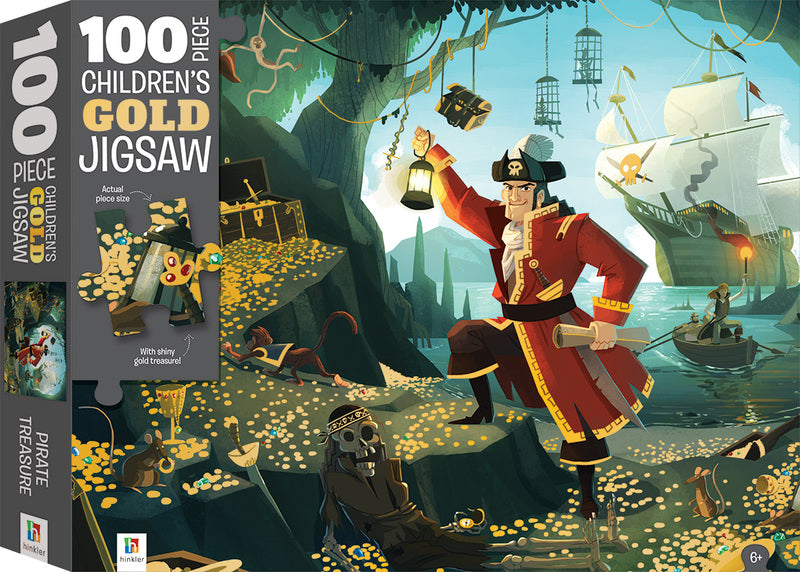 100-Piece Children's Gold Jigsaw: Pirate