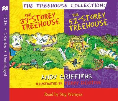 The Treehouse Collection: The 39-Storey & The 52-Storey Treehouse 4 CD Set (Audio Book)