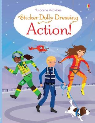 Sticker Dolly Dressing: Action! (Paperback)