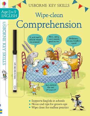 Wipe Clean Comprehension 8-9