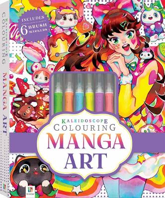Kaleidoscope Colouring Kit: Manga Art (6th Edition) (Kit)