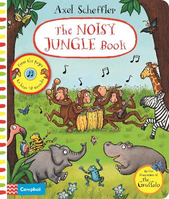 The Noisy Jungle Book: A press-the-page sound book