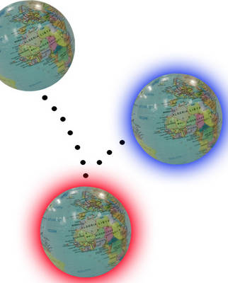 Inflatable Globe with LED Light