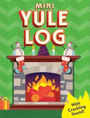 Mini Yule Log: With crackling sound!