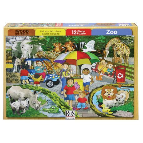 RGS Group Zoo Wooden Puzzle -12 Piece