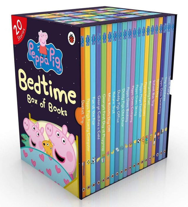 Peppa Pig Bedtime Box of Books 20 Stories Ladybird Collection Box Set