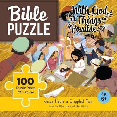Jesus Heals A Crippled Man Puzzle (100 Piece)