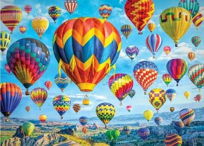 Puzzle Balloons in Flight