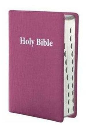 NIV Bible Compact Vinyl Blush Pink (Paperback)