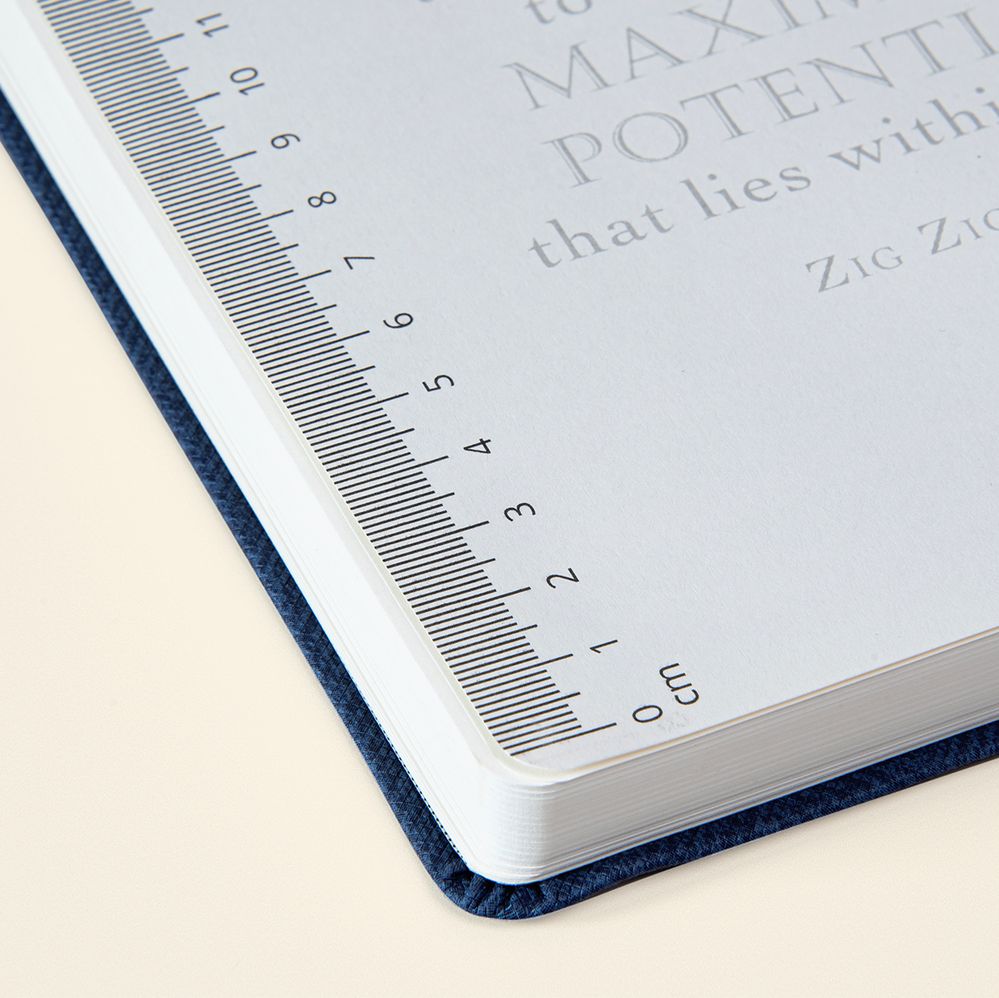 Baxter Undated Planner (A5) (Navy) (Durable Synthetic Fibre Flexcover)