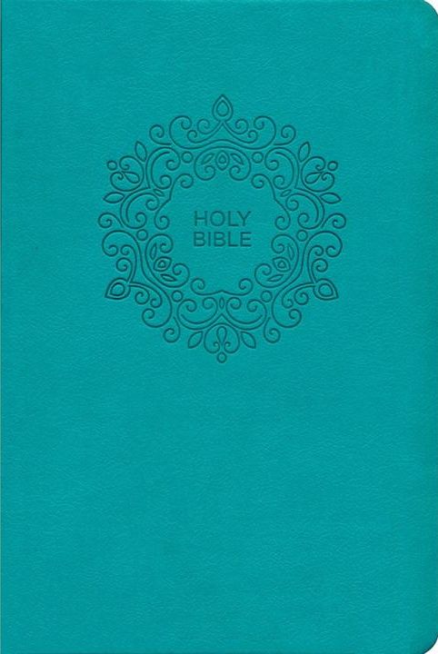 NKJV Turquoise Value Thinline Bible Large Print (Imitation Leather)