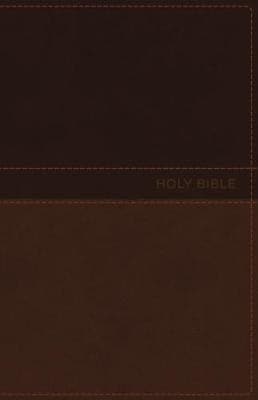 NKJV Deluxe Gift Bible, Tan, Red Letter, Comfort Print (Imitation Leather)