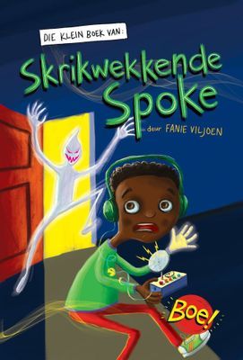 Klein boek van skrikwekkende spoke